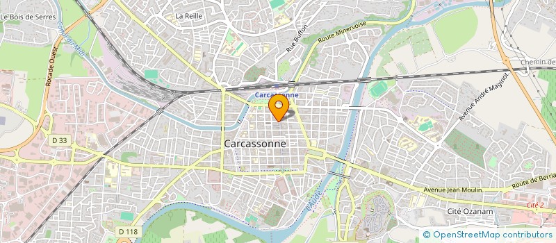 localisation de l'entreprise MADAME GINETTE MARCHAL à CARCASSONNE
