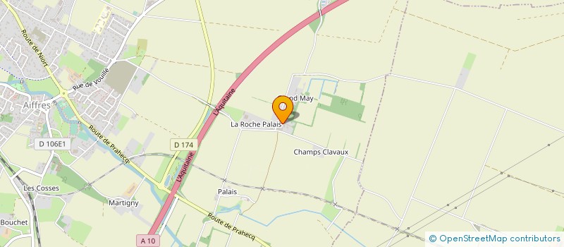 localisation de l'entreprise MADAME GINETTE MARQUOIS  AIFFRES