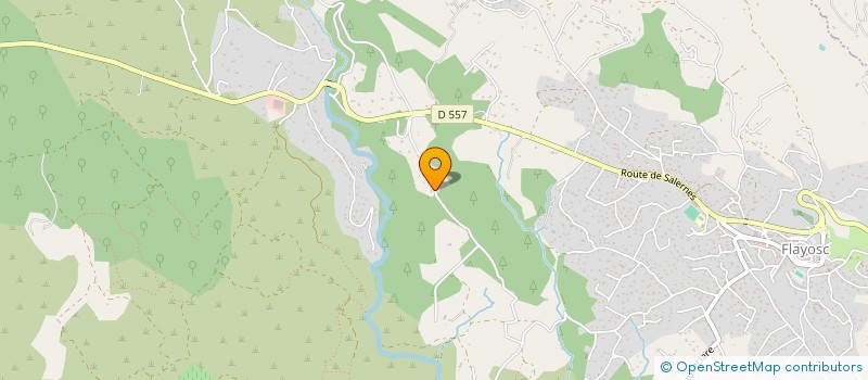 localisation de l'entreprise MADAME GINETTE MAURIN  FLAYOSC