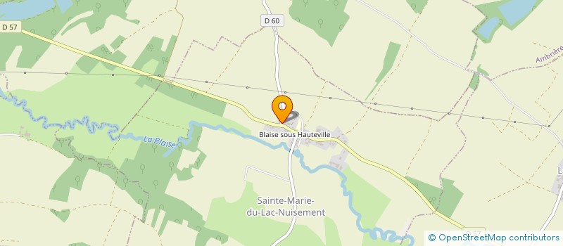 localisation de l'entreprise MADAME GINETTE MAZUEL  SAINTE-MARIE-DU-LAC-NUISEMENT