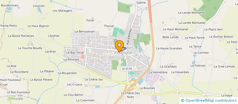 localisation de l'entreprise MADAME GINETTE MENAGE à SAINT-AUBIN-D'AUBIGNE