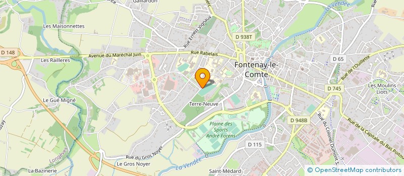 localisation de l'entreprise MADAME GINETTE MERCIER à FONTENAY-LE-COMTE