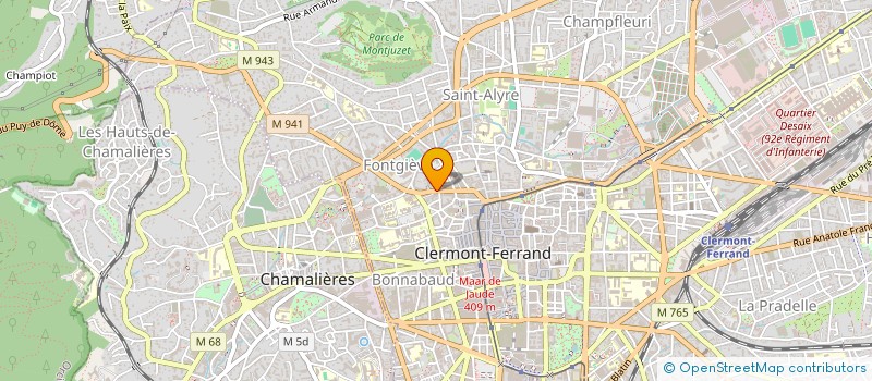 localisation de l'entreprise MADAME GINETTE MICHEL à CLERMONT-FERRAND
