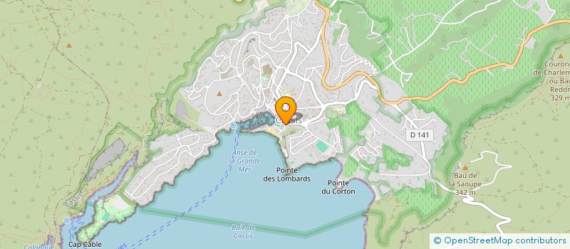 localisation de l'entreprise MADAME GINETTE MONACHINI à CASSIS