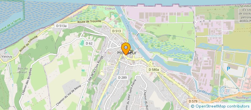 localisation de l'entreprise MADAME GINETTE MONCHY  HONFLEUR