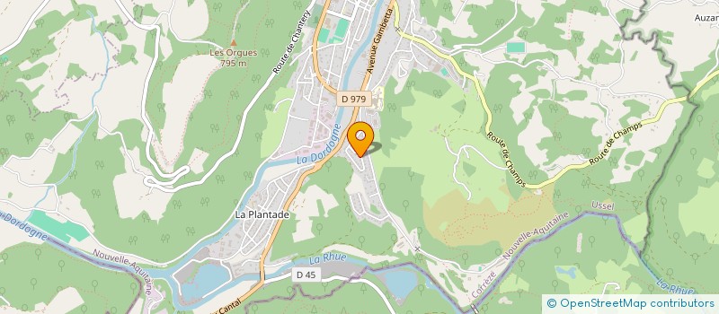 localisation de l'entreprise MADAME GINETTE MONVILLE à BORT-LES-ORGUES