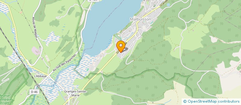 localisation de l'entreprise MADAME GINETTE MORA  MALBUISSON