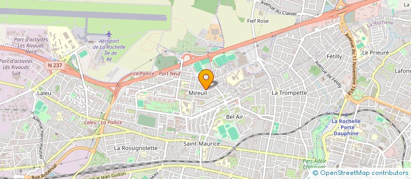 localisation de l'entreprise MADAME GINETTE NOIRAULT  LA ROCHELLE