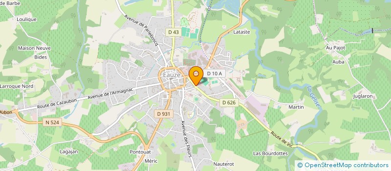 localisation de l'entreprise MADAME GINETTE NOVEL  EAUZE