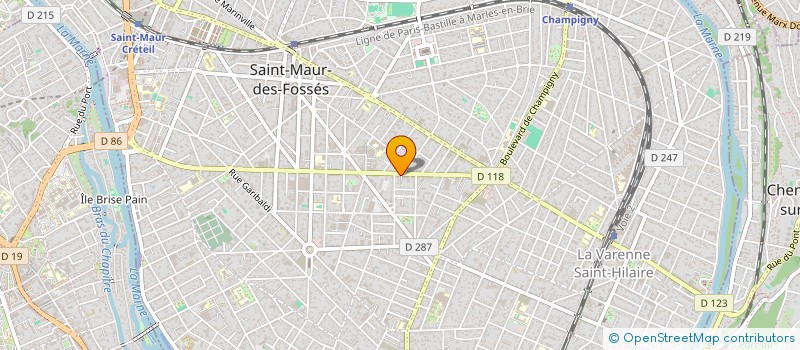 localisation de l'entreprise MADAME GINETTE PAIN à SAINT-MAUR-DES-FOSSES