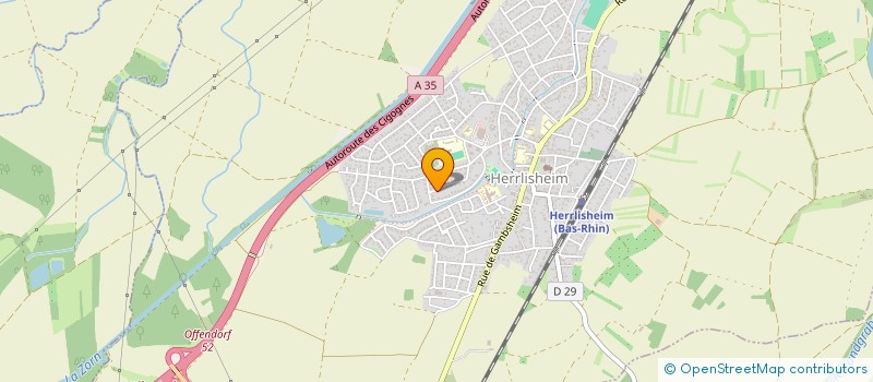 localisation de l'entreprise MADAME GINETTE PAPILLON  HERRLISHEIM