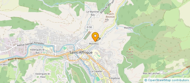localisation de l'entreprise MADAME GINETTE PASCAL à SAINT-AFFRIQUE