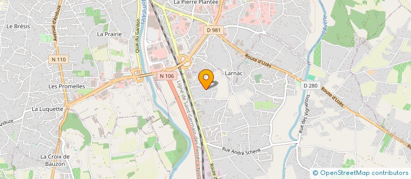 localisation de l'entreprise MADAME GINETTE PASCAL à SAINT-HILAIRE-DE-BRETHMAS