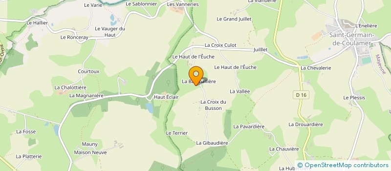 localisation de l'entreprise MADAME GINETTE PATOUREAU  SAINT-GERMAIN-DE-COULAMER