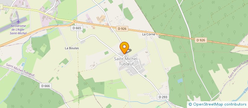 localisation de l'entreprise MADAME GINETTE PATTIER à SAINT-MICHEL-TUBŒUF