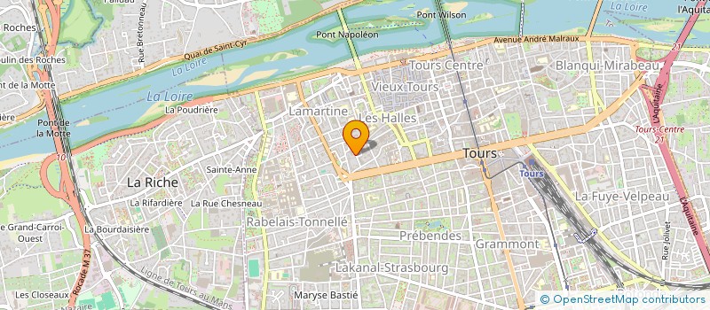 localisation de l'entreprise MADAME GINETTE PENINON  TOURS