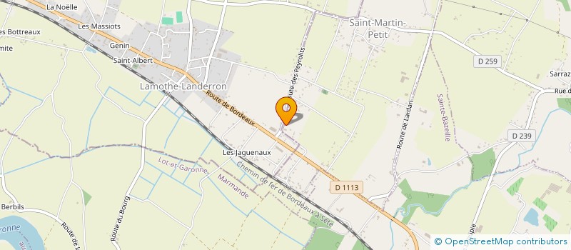 localisation de l'entreprise MADAME GINETTE PERALI à SAINT-MARTIN-PETIT