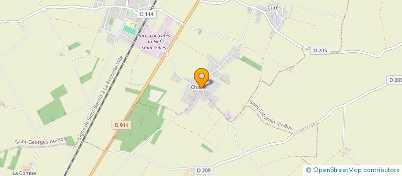 localisation de l'entreprise MADAME GINETTE PERCOT  SAINT-GEORGES-DU-BOIS