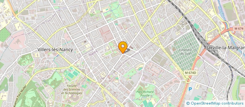 localisation de l'entreprise MADAME GINETTE PERNET  NANCY