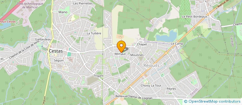 localisation de l'entreprise MADAME GINETTE POLONI à CESTAS