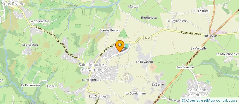 localisation de l'entreprise MADAME GINETTE POYET  CHABANIERE