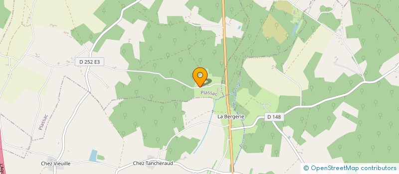 localisation de l'entreprise MADAME GINETTE PRAUD à PLASSAC