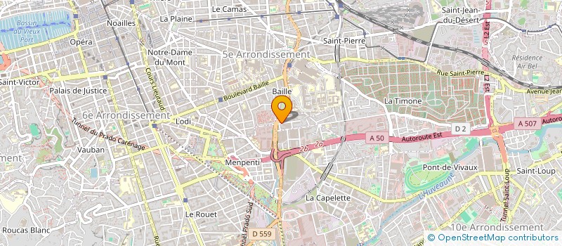 localisation de l'entreprise MADAME GINETTE PROST TOURNIER à MARSEILLE
