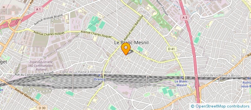 localisation de l'entreprise MADAME GINETTE RAGARU à LE BLANC-MESNIL