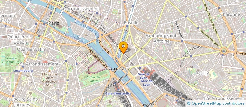 localisation de l'entreprise MADAME GINETTE REGNIER à PARIS