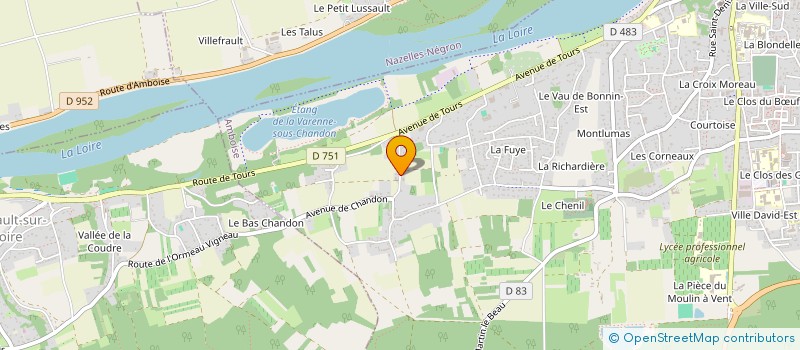 localisation de l'entreprise MADAME GINETTE ROBICHON  AMBOISE