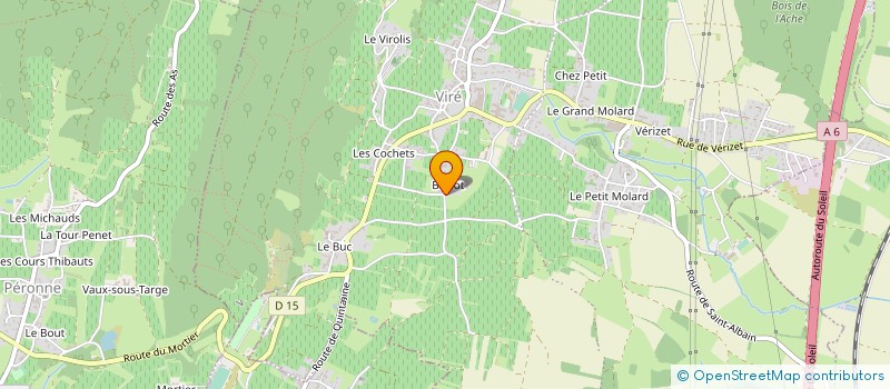 localisation de l'entreprise MADAME GINETTE ROGER à VIRE