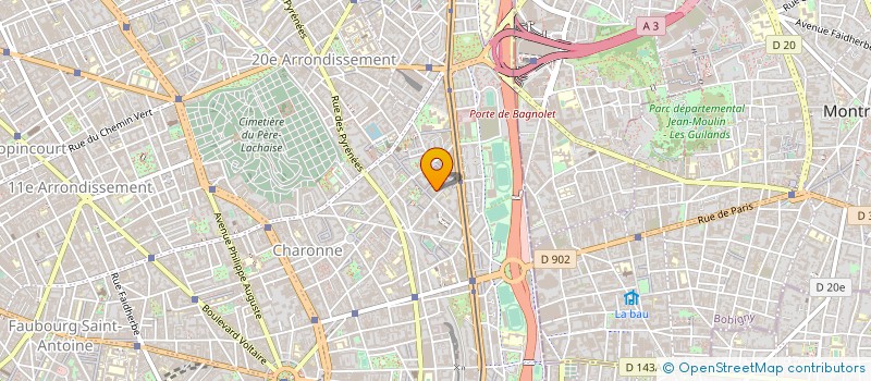 localisation de l'entreprise MADAME GINETTE RONCE  PARIS