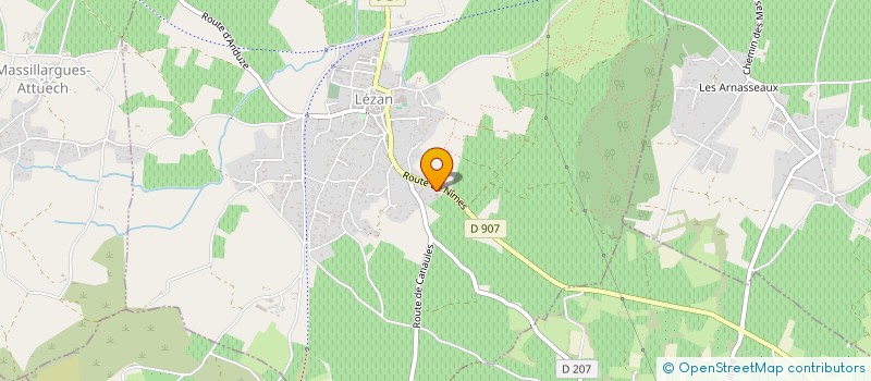 localisation de l'entreprise MADAME GINETTE ROUVIERE  LEZAN