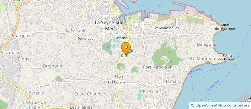 localisation de l'entreprise MADAME GINETTE SAINT DIZIER à LA SEYNE-SUR-MER