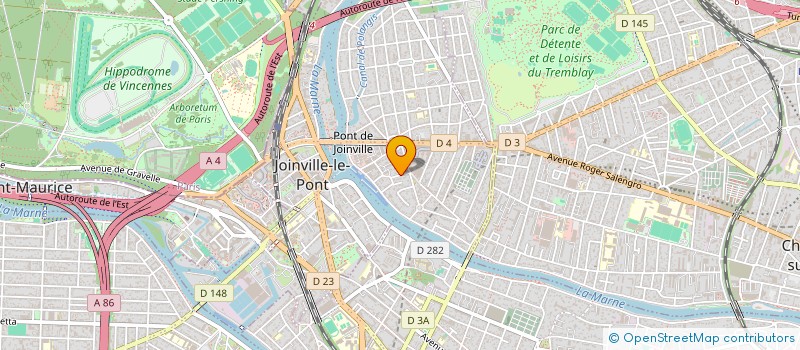localisation de l'entreprise MADAME GINETTE SAINTEAU à JOINVILLE-LE-PONT