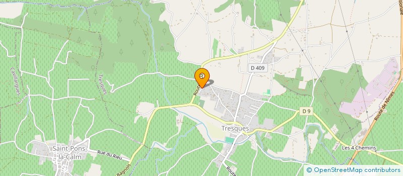 localisation de l'entreprise MADAME GINETTE SALADE  TRESQUES