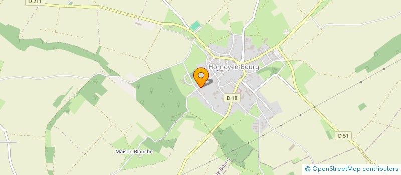 localisation de l'entreprise MADAME GINETTE SCELLIER à HORNOY-LE-BOURG