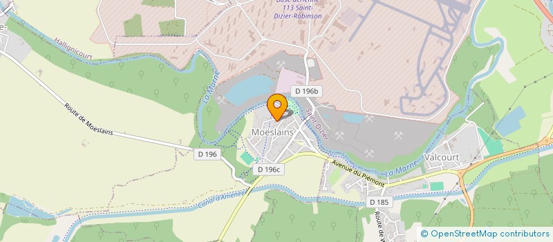 localisation de l'entreprise MADAME GINETTE SOYER à MOESLAINS