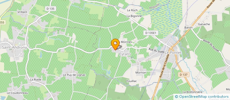 localisation de l'entreprise MADAME GINETTE SUIRE  EYRANS