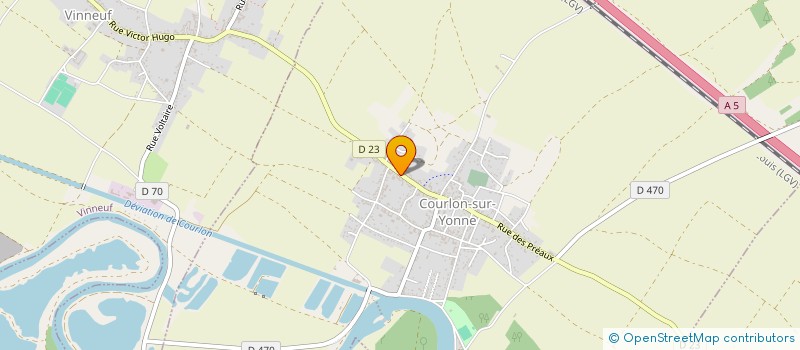 localisation de l'entreprise MADAME GINETTE TALVAT  COURLON-SUR-YONNE