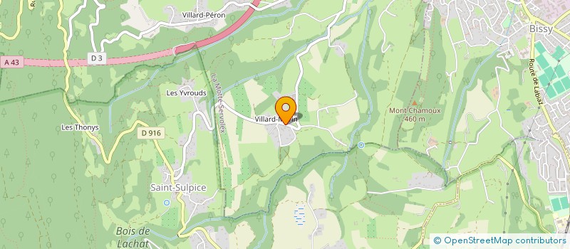 localisation de l'entreprise MADAME GINETTE THOMAS à LA MOTTE-SERVOLEX
