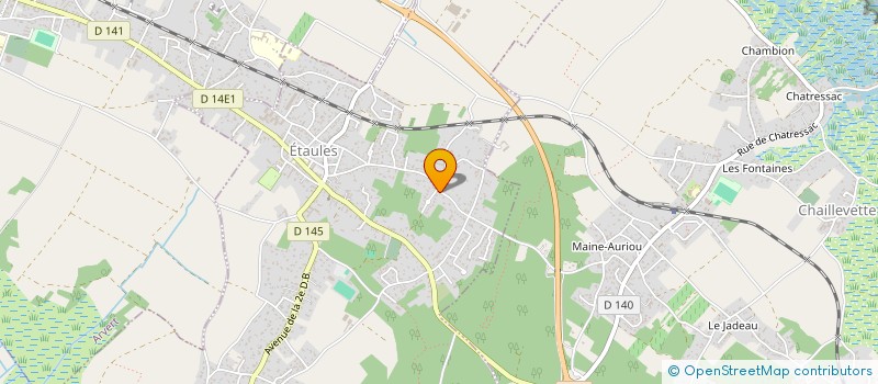 localisation de l'entreprise MADAME GINETTE THOMAS à ETAULES