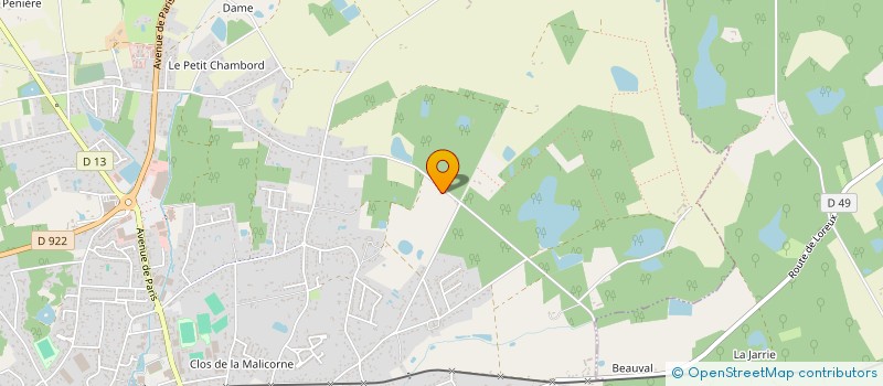 localisation de l'entreprise MADAME GINETTE THOMAS  ROMORANTIN-LANTHENAY