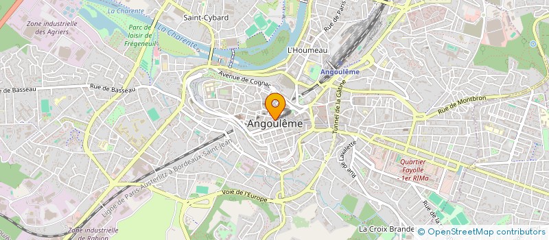 localisation de l'entreprise MADAME GINETTE TOITOT à ANGOULEME