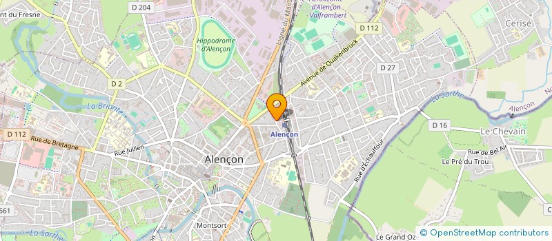 localisation de l'entreprise MADAME GINETTE TOMASEL à ALENCON