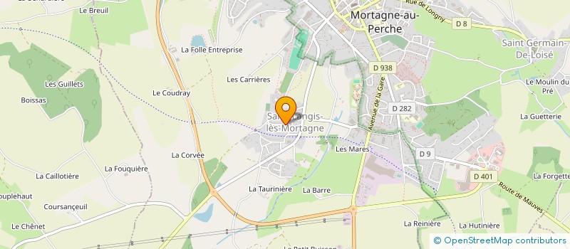 localisation de l'entreprise MADAME GINETTE TREMBLAY à LA CHAPELLE-MONTLIGEON