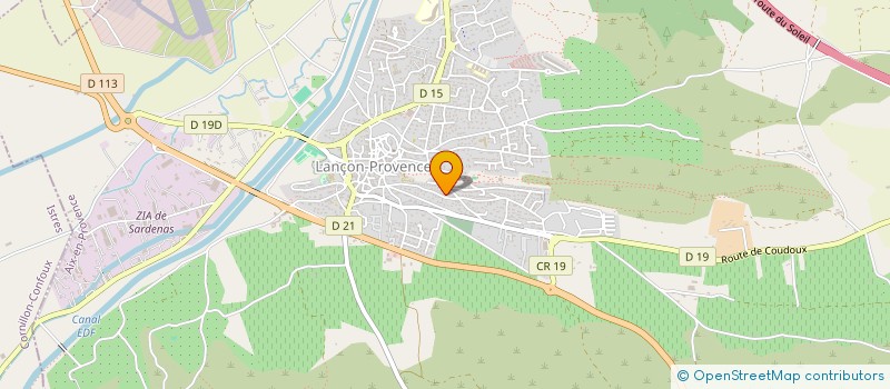 localisation de l'entreprise MADAME GINETTE TROUVE à LANCON-PROVENCE