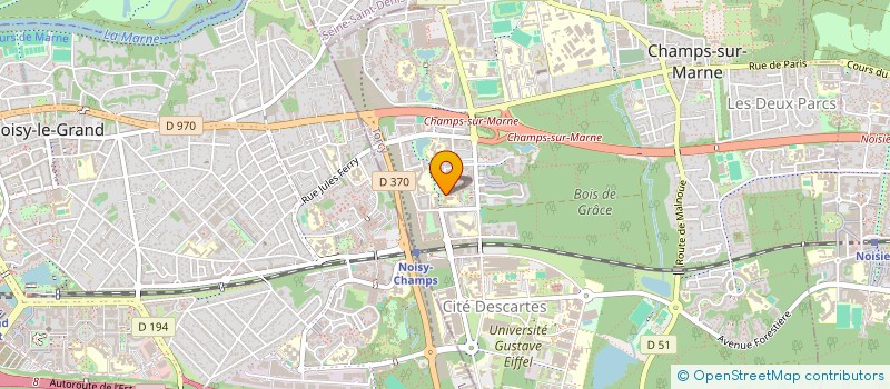 localisation de l'entreprise MADAME GINETTE TSHISELEKA NAMA à CHAMPS-SUR-MARNE