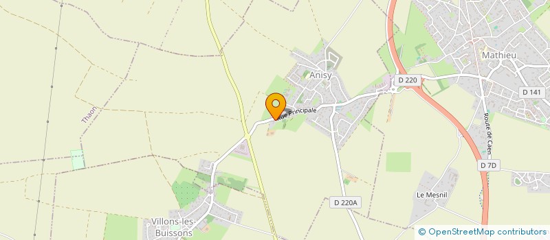 localisation de l'entreprise MADAME GINETTE VAN DEN BERGE  ANISY