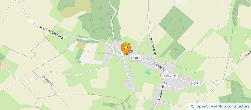 localisation de l'entreprise MADAME GINETTE VANDELANNOOTE  REALCAMP